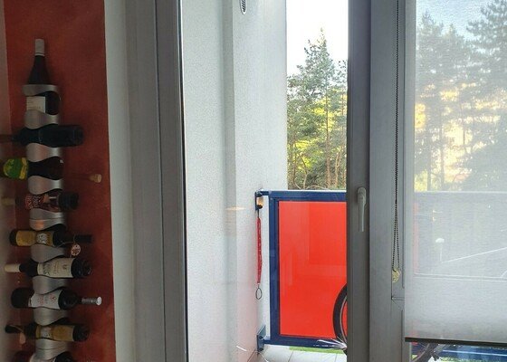 Oprava plastových balkonových dveří / výměna skla - stav před realizací