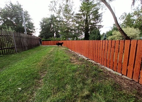 Dřevěný plot