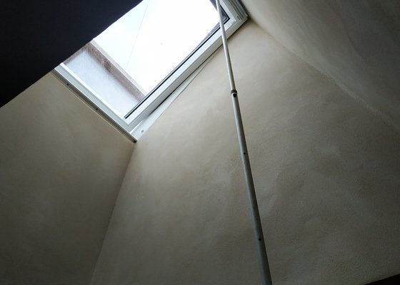 Výměna střešního okna a předělání stropu
