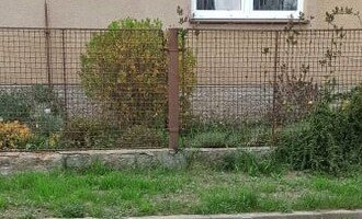 Natření plotu, oprava branky - stav před realizací