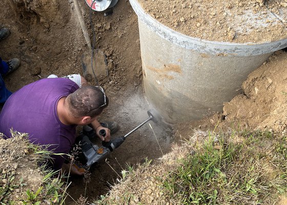 Instalace připojení inženýrské sítě