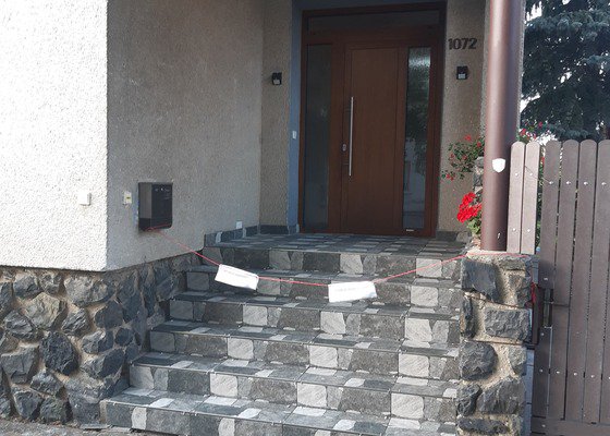 Renovace vstupního schodiště do rodinného domu