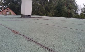 Ploché střechy - stav před realizací