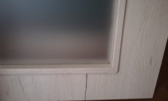 Zkrácení interiérových dveří - seříznutí - stav před realizací
