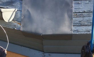 Podbití střechy palubkami