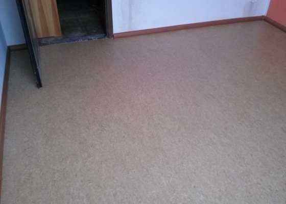 Marmoleum do dvou pokojů