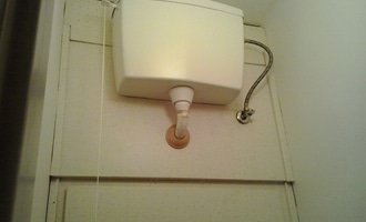 Výměna WC splachovače+vod.baterie
