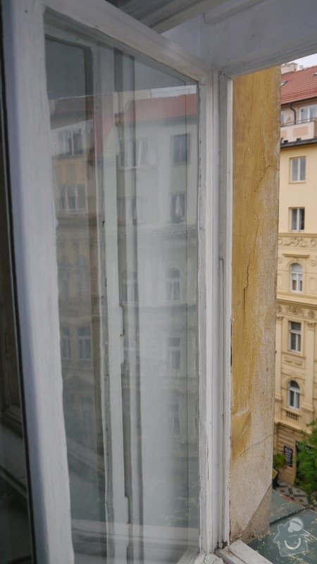 Oprava špaletových oken, těsnění: P1050589
