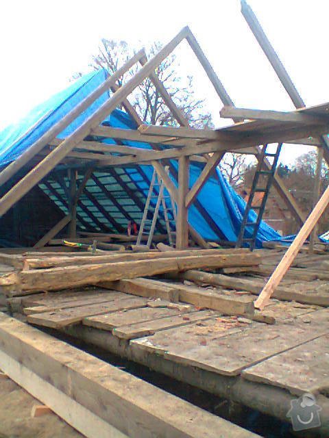 Prohlídka a oprava střechy stodoly: Fotografie1226