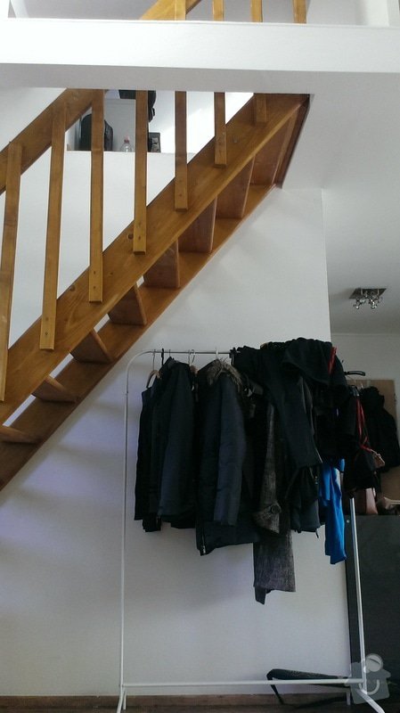 Vestavěná skříň pod schody: Stavajici_stav_1