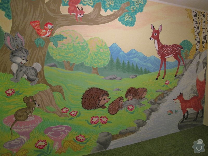Malba na zeď v dětském pokojíčku: 2b_kober_vybrano