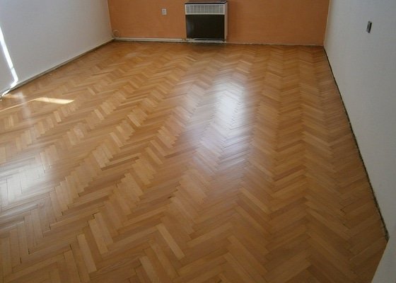 Renovace / rekonstrukce parket Praha, 1 pokoj 23 m2