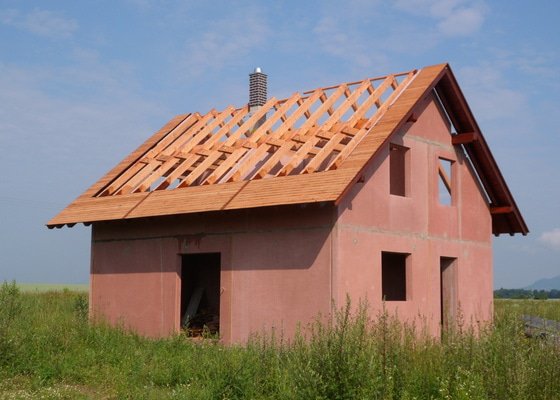 Střecha novostavby rodinného domu Mladá Boleslav