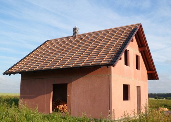 Střecha novostavby rodinného domu Mladá Boleslav