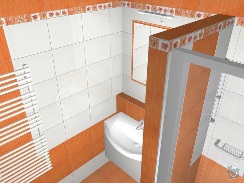 Kompletní rekonstrukce koupelny: 3D-07