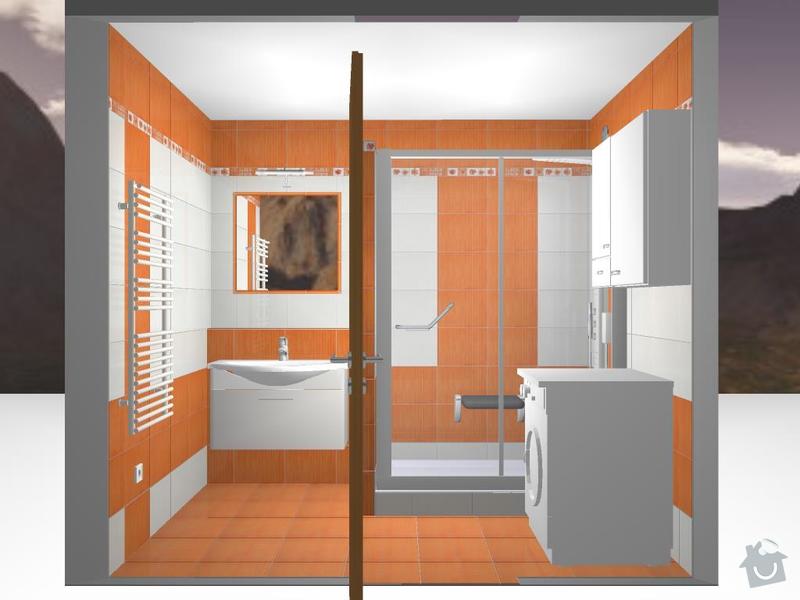 Kompletní rekonstrukce koupelny: 3D-09