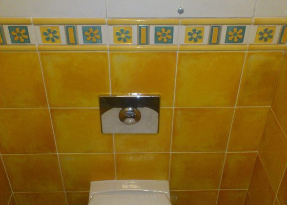 Oprava WC splachování - stav před realizací