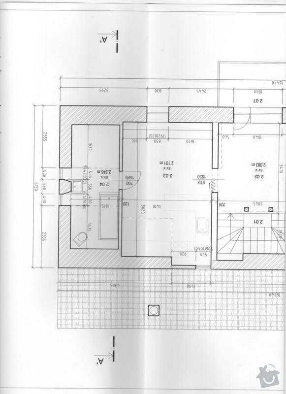 Návrh a realizace interiéru podkrovního bytu včetně drobných stavebních úprav: stavajici_stav_002