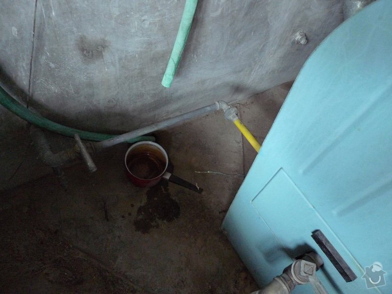 Vyklizení prádelny, zbourání betonových nádrží: P1150151