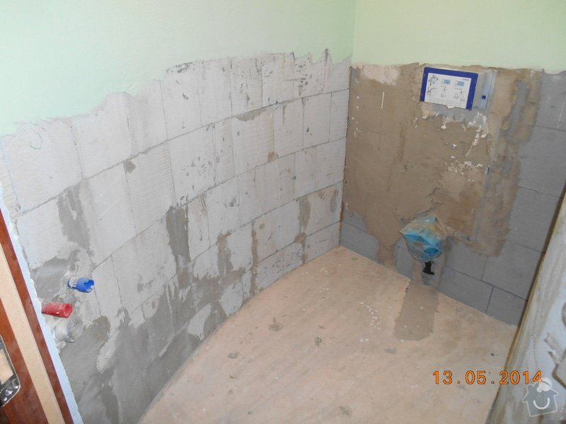 Položení dlažby a obkladu - malé wc: foto_008
