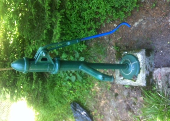 Oprava vodní pumpy - stav před realizací