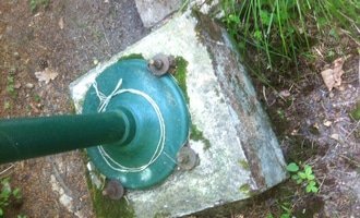 Oprava vodní pumpy - stav před realizací