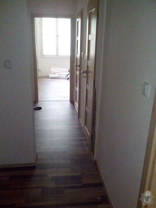 Pokládka laminátové podlahy + Montáž obložek a dveří: IMG_20140617_112604