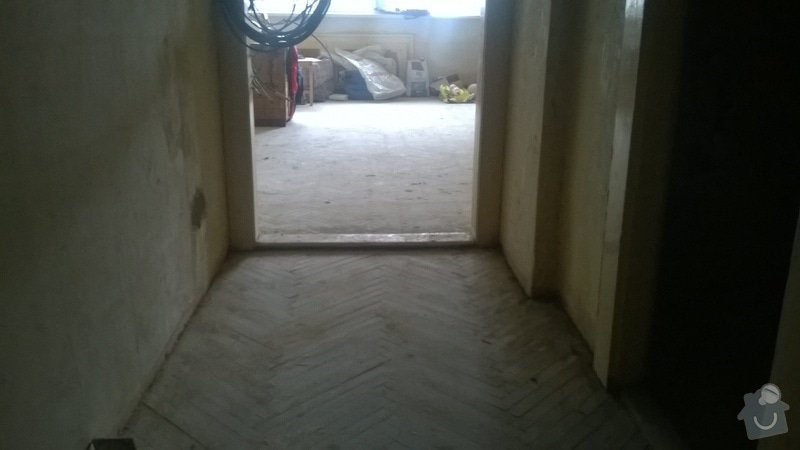 Rekonštrukcia trámovej podlahy+pokladka novej drevenej podlahy: WP_20140630_011