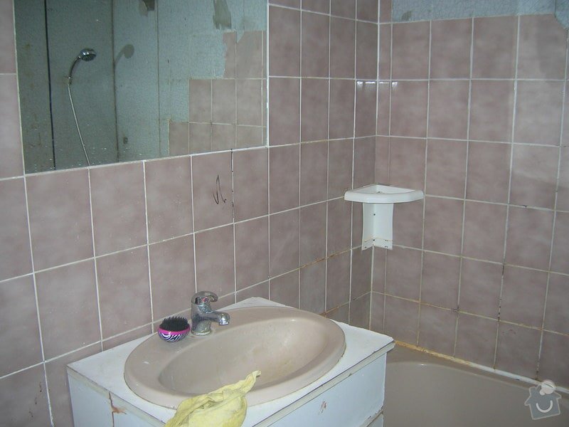 Rekonstrukce koupelny Hrádek u Rokycan: DSCN7010