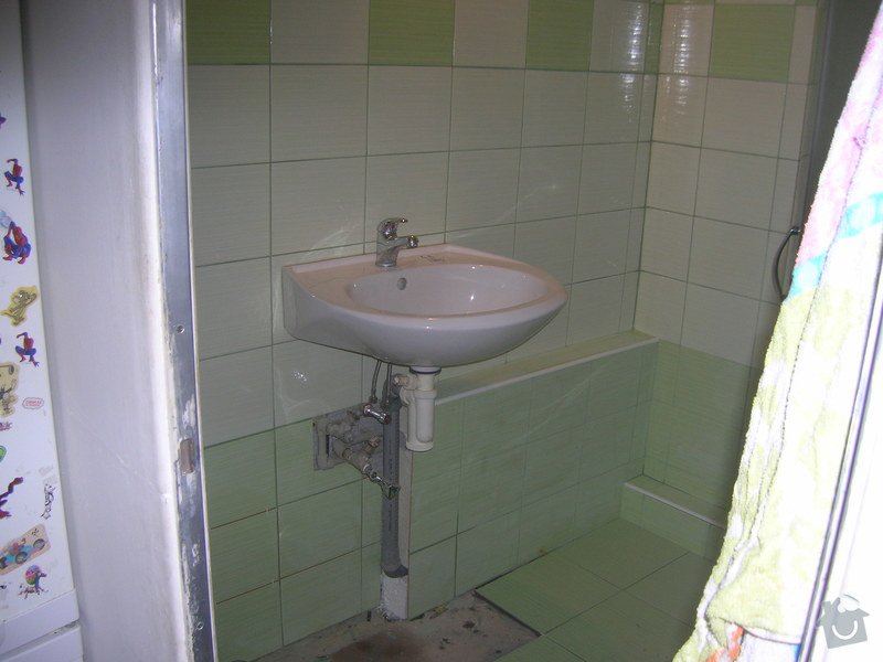 Rekonstrukce koupelny Hrádek u Rokycan: DSCN7028