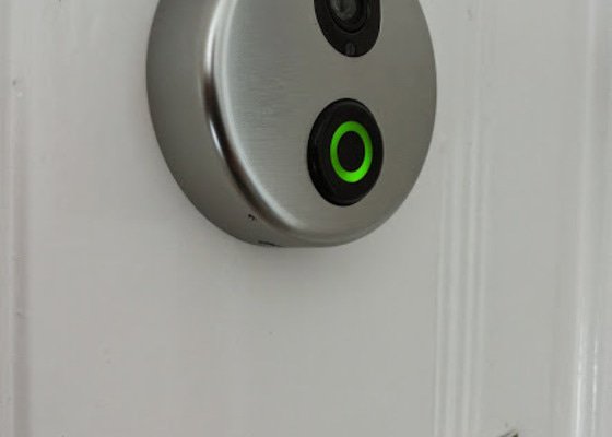 Montáž - dveřní digitální kukátko s Wifi pro android