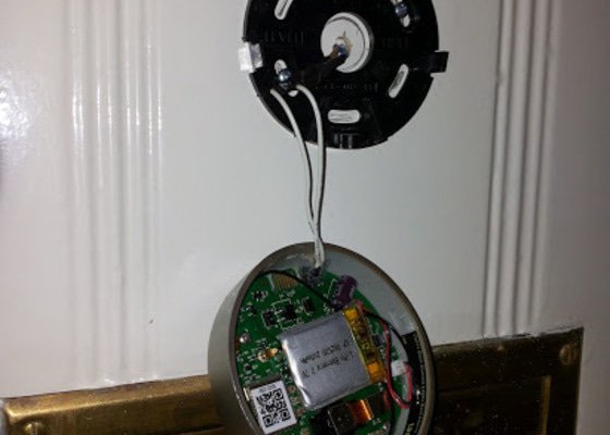 Montáž - dveřní digitální kukátko s Wifi pro android