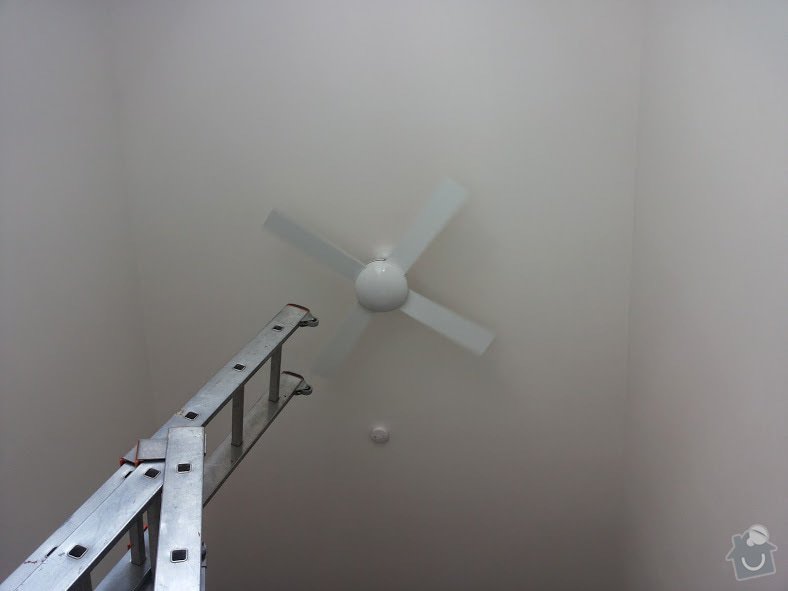 Montáž stropního ventilátoru s dálk.ovládáním: 20140802_130420