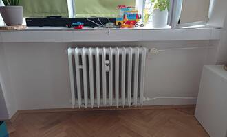 Výměna radiátorů v bytě - stav před realizací