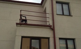 Zastřešení balkónu - stav před realizací