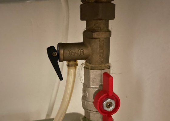 Výměna pojistného ventilu k bojleru