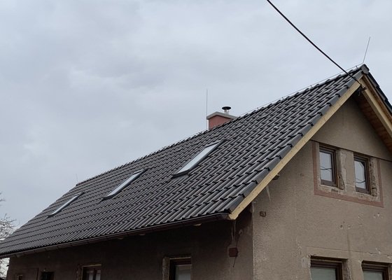 Rekonstrukce střechy rod. domu