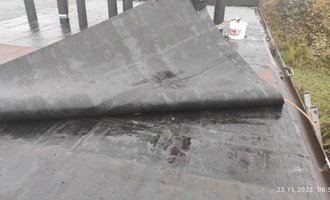 Oprava střechy garáže - stav před realizací