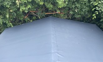 Střecha na zahradní domek s nadkrokevní PIR izolací