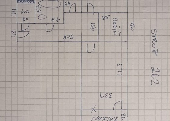 Malířské práce malování, více než 5 místností, 56 m²