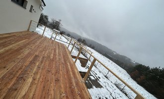 Dřevěná terasa 45m2