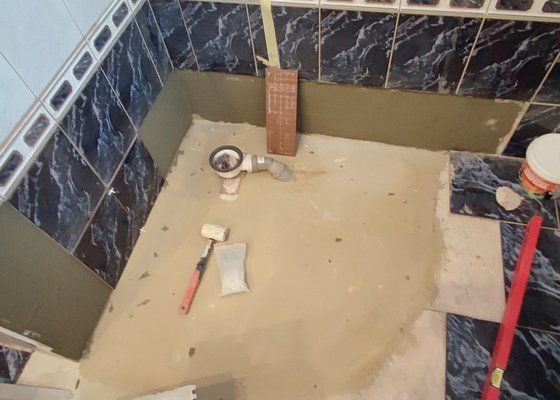 Rekonstrukce sprchového koutu