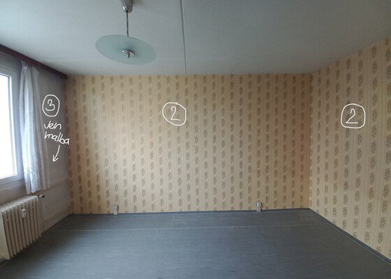 Malíři pokojů, 3 místnosti, 45 m²
