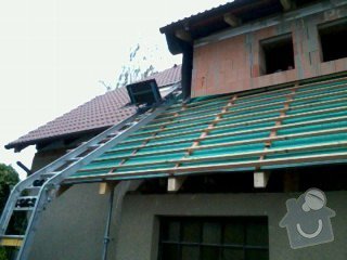 Realizace střechy na klíč včetně demoličních prací na RD v Suchdole: 030