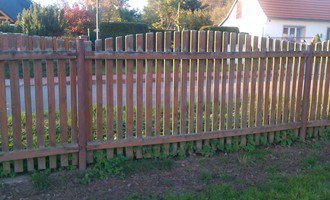 Betonový plot - stav před realizací