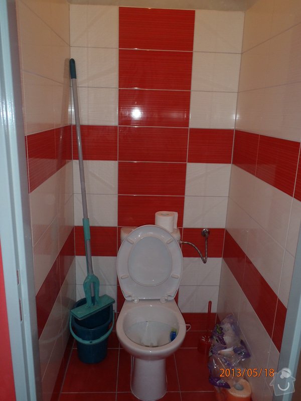 Rekonstrukce koupelny a WC, kuchyně: P5180200
