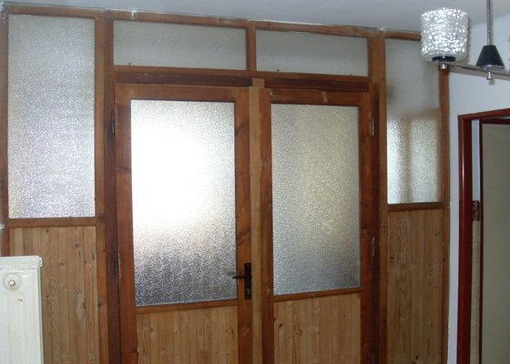Renovace dřevěných dveří - stav před realizací
