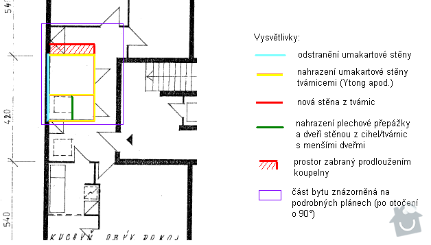 Rekonstrukce bytového jádra: prodlouzeni_jadra_40_cm