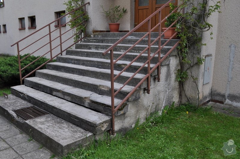 Rekonstrukce vstupních schodů a podest: Schody_Hor.Cer._pred_002