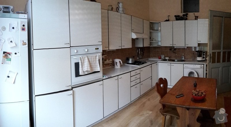 Zednické práce v bytě 2+1, 65 m2: kuchyn